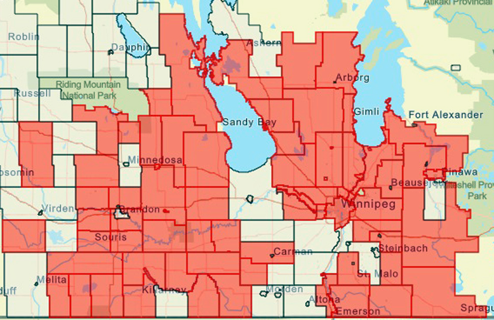 fire bans in southern manitoba