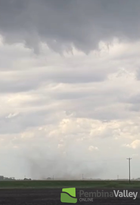 a possible landspout tornado
