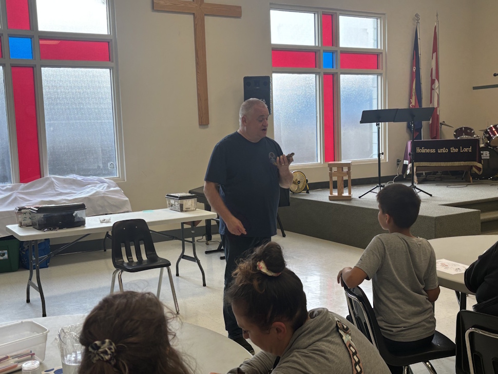 Education on animals and faith, all in one place last Friday. Photo taken by: Pastor Justina Hammill