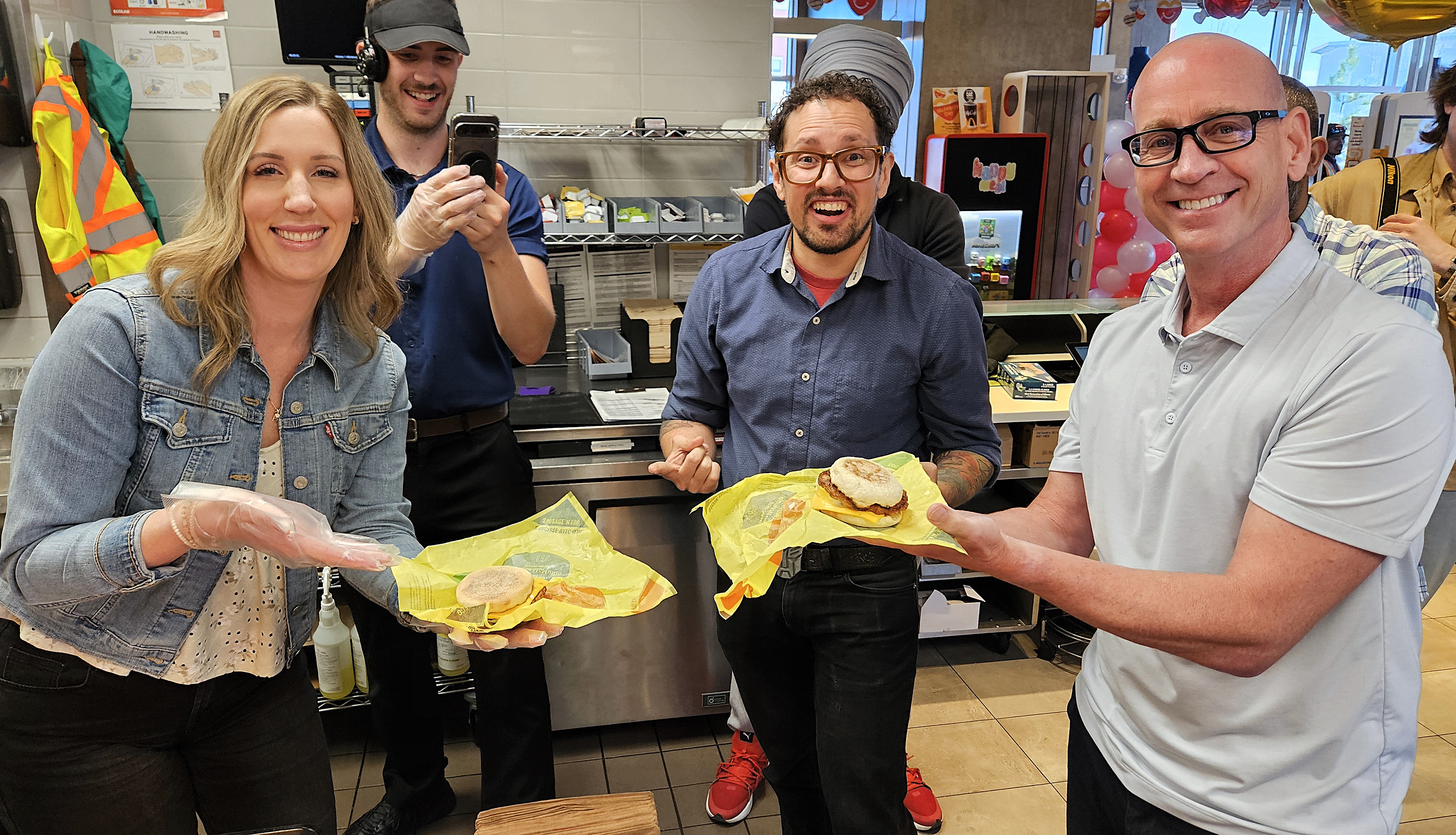 wrapping sandwiches