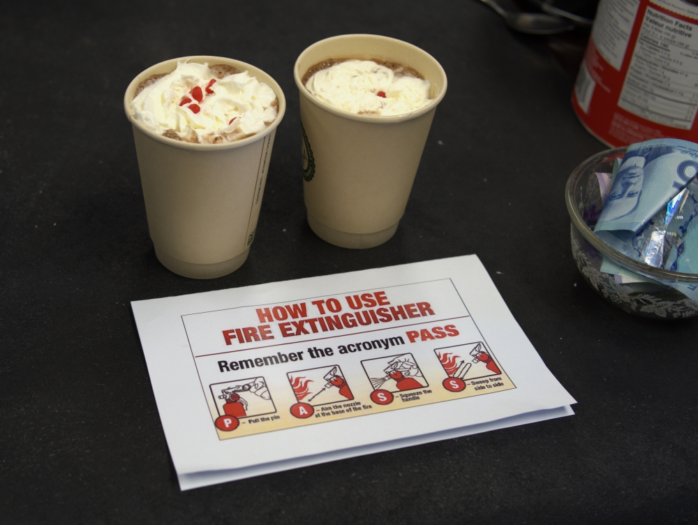 PFP Canada's hot chocolate