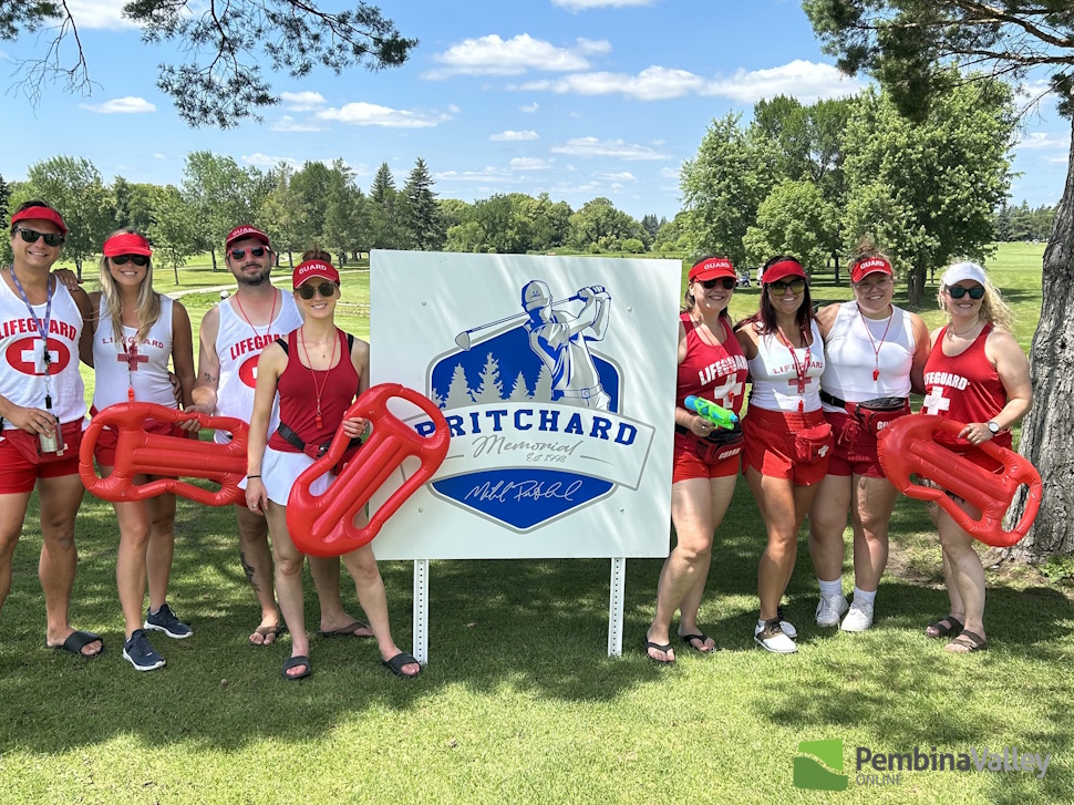 a group of golfers