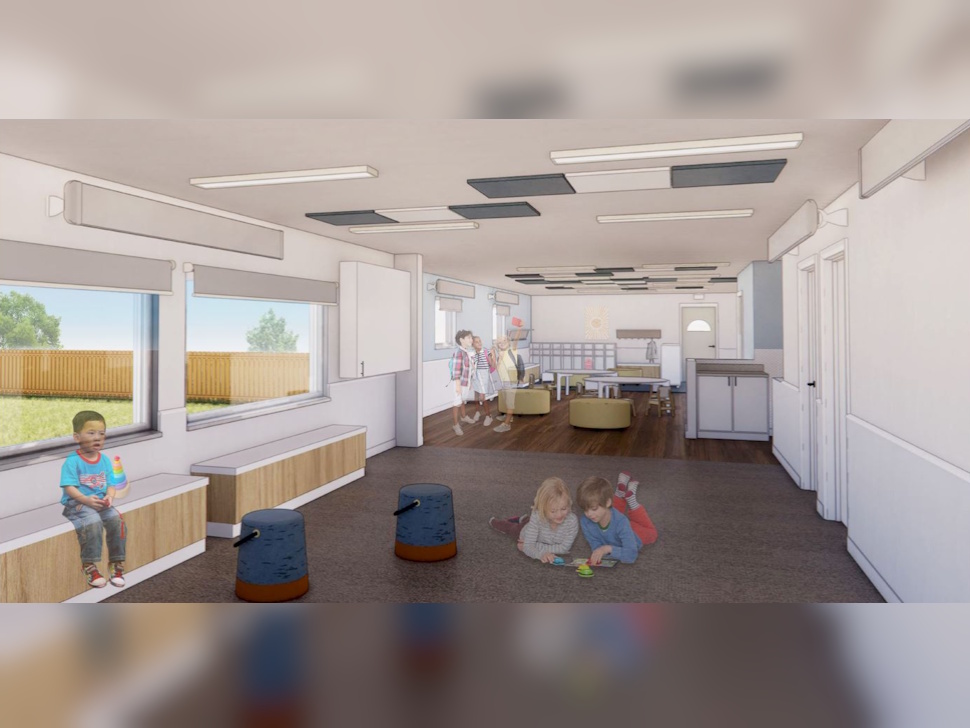 Mock-up images show the planned interior of the North Norfolk Childcare Centre, offering a bright, welcoming, and child-friendly space designed to support learning, play, and growth. Submitted Photo/Jo-elle Early