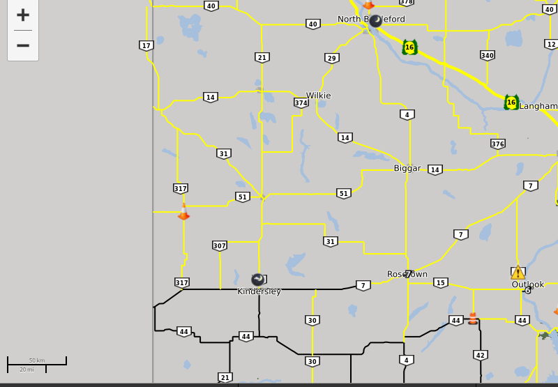 Dec 3 road conditions 10 am