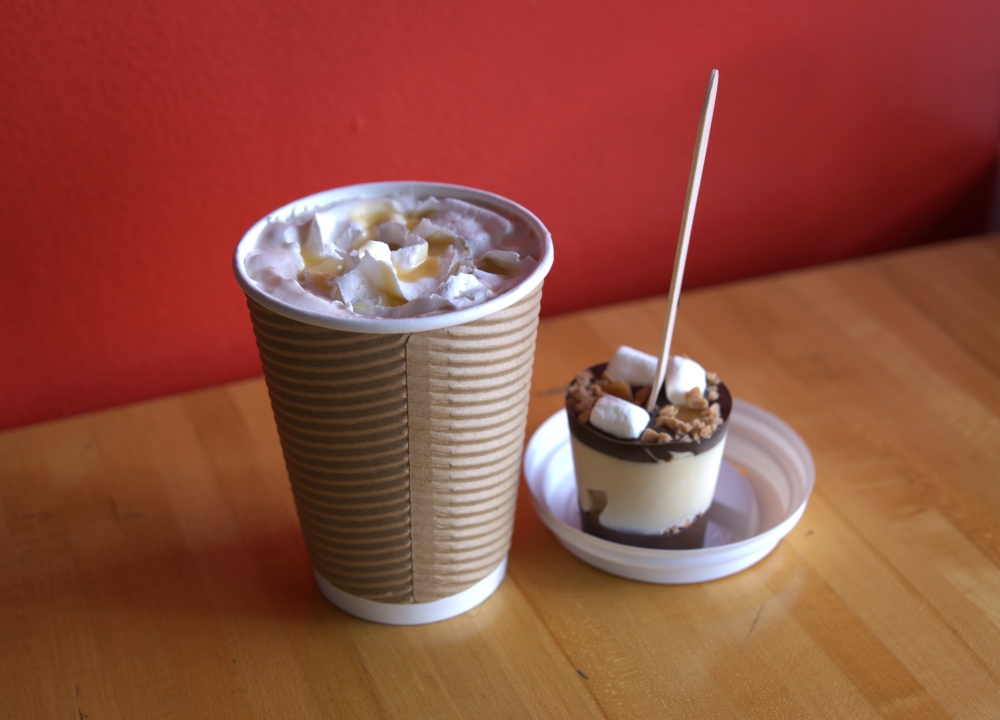 Stacked by Soul Sugar's hot chocolate for the 2025 Hot Chocolate Festival.
