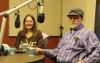 Rowan House's executive director Linette Soldan with Terry Grant, also known as Mantracker.