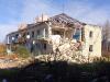 Bombed housing complex