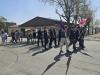 Marching to the cenotaph