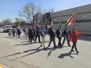 Marching to the cenotaph