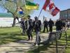 Marching to the cenotaph