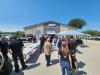 Farmers and anyone who wanted to come to the lunch, slowly started showing up. PortageOnline/ Tristen Sokolosky