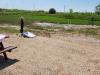 bean bag toss with guests. PortageOnline/ Tristen Sokolosky