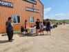 Hot dogs were selling and lemonade to chase. PortageOnline/ Tristen Sokolosky
