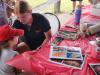 face painting in the kids area