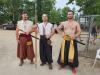 Canada’s National Riding and Dancing Cossacks gentlemen, preparing to put on the demostration Friday night.    PortageOnline/ Tristen Sokolosky