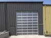a gray door