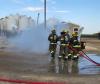 Firefighters train in toxic leak simulation